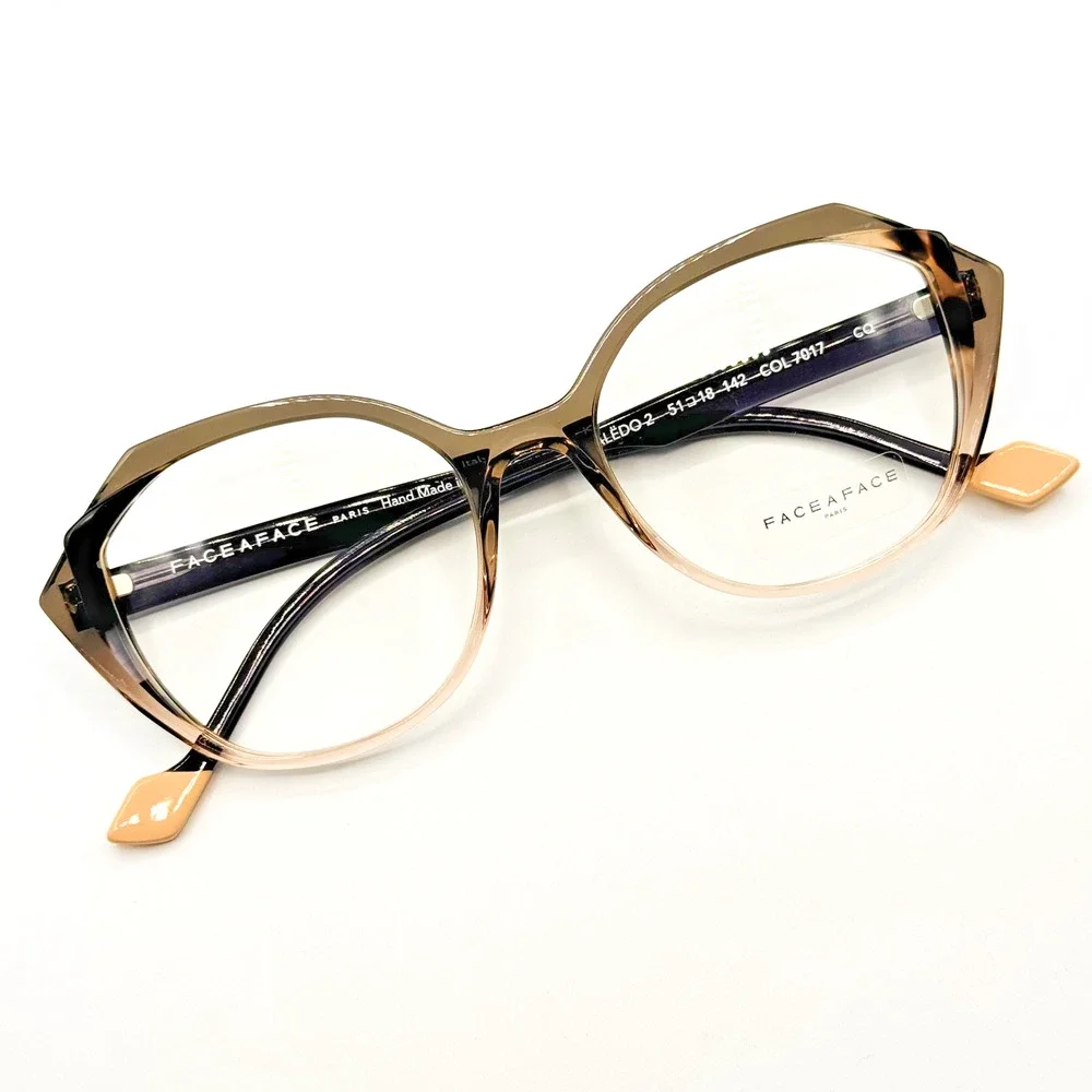 Face a Face KALEDO 2 7017 Eyeglasses Women Gradient Pink to Gray Frame 51-18-142